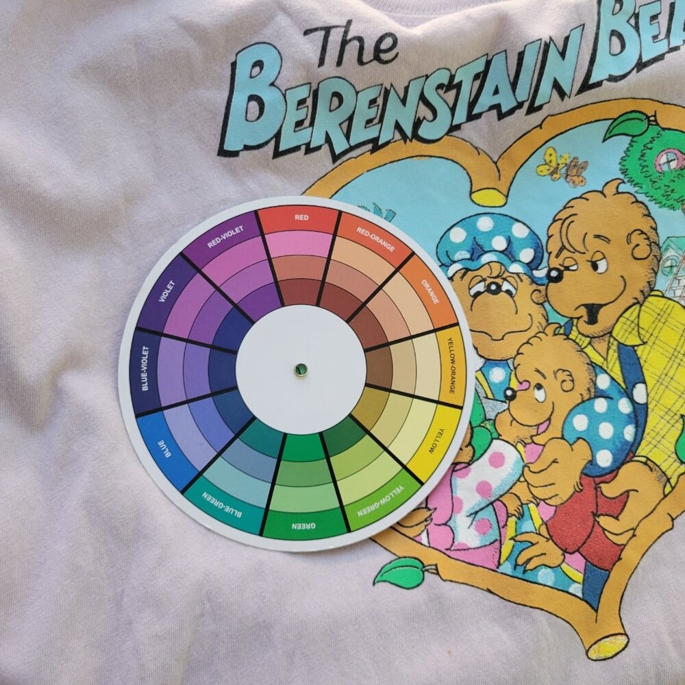 Berenstain Bears Womens One Size Muted Lavender T-Shirt 100% Cotton NOV180E - Picture 7 of 8